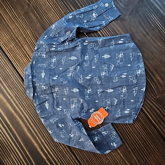 DENIM BUTTON UP - Picture 4 of 6